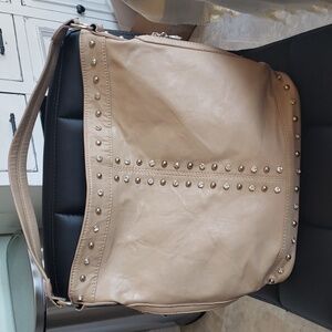 Studded Hobo Bag